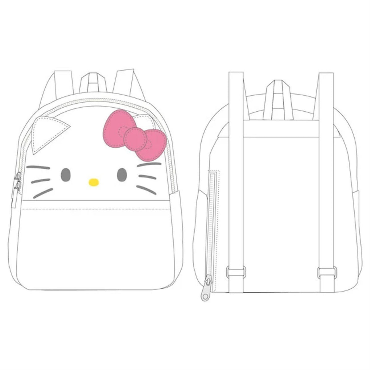 hello kitty coloring pages backpack Hello Kitty Backpack – Dance Time
