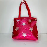 Sequin Star Tote Bag