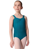 Wide Strap Pinch Front Tank Leotard - Child SE1012C