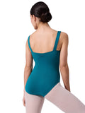 Wide Strap Pinch Front Tank Leotard - Adult SE1012W