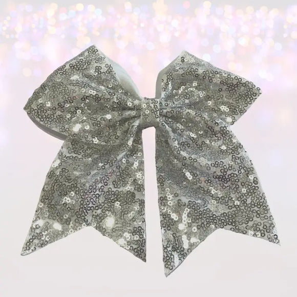 Sequin Bow with Tail