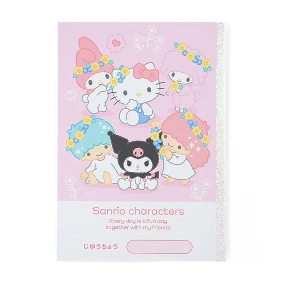 Pink Sanrio Characters Notebook