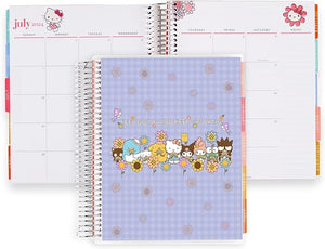 Erin Condren 7x9 Coiled Hello Kitty Life Planner 2024 - Hello Kitty Keep Going & Keep Growing
