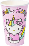 Hello Kitty Unicorn Rainbow Toss Paper Plates Cups Napkins Party Pack Set