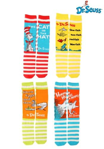 Dr. Seuss Book Cover Socks Set