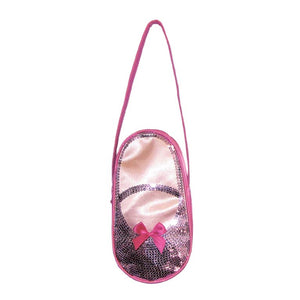 Satin & Sequins Ballet Shoe Tote