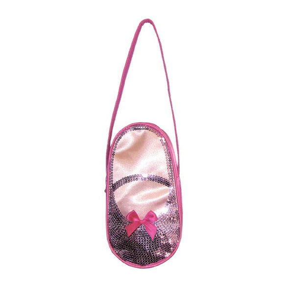 Satin & Sequins Ballet Shoe Tote