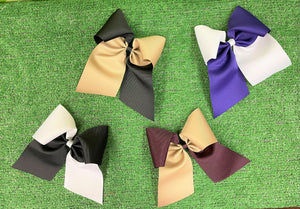 Two Tone Cheer Bow