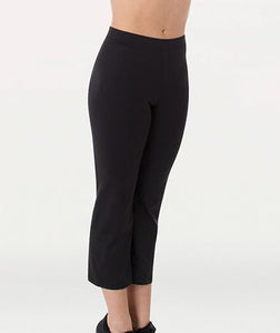 Adult Relaxed Leg Crop Pant- (Black/Gray)- BWP787