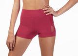 Mesh Insert Girls Dance Shorts- Child