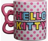 Hello Kitty Rainbow Dots Name 20oz Mug with Sculpted Handle