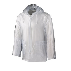 CLEAR RAIN JACKET/RAIN COAT Youth Size